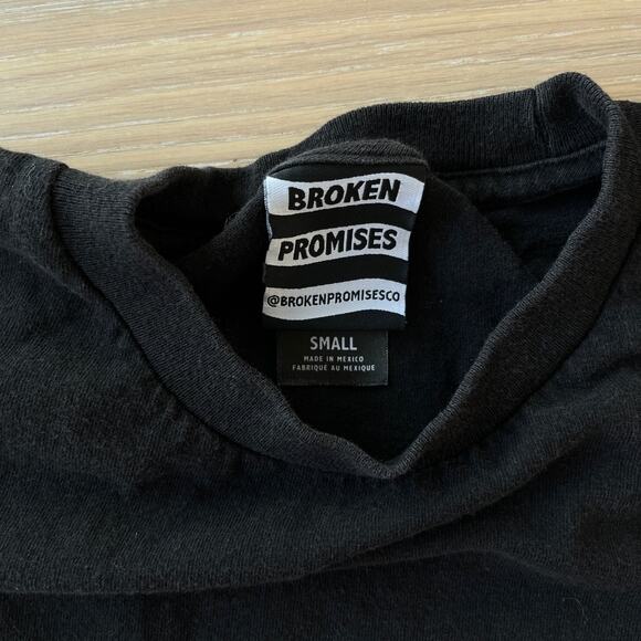 Broken Promises Black T-Shirt - Picture 3 of 3